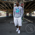 Men's Graffiti Long Sleeve Tee Turquoise S-Kingz 2Line Throwup | Hip-Hop Streetwear Tee