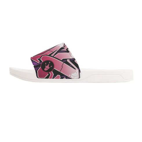 9TZ Slipkonz | Slides feat Black Cherry | Hip - Hop Streetwear Slides - Stykonz Graffiti Streetwear