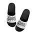 9TZ Slipkonz | Slides feat Black Scriptkonz | Hip - Hop Streetwear Slides - Stykonz Graffiti Streetwear