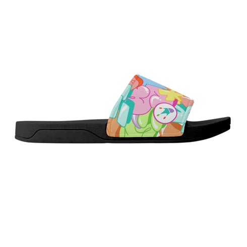 9TZ Slipkonz | Slides feat Candy | Hip - Hop Streetwear Slides - Stykonz Graffiti Streetwear