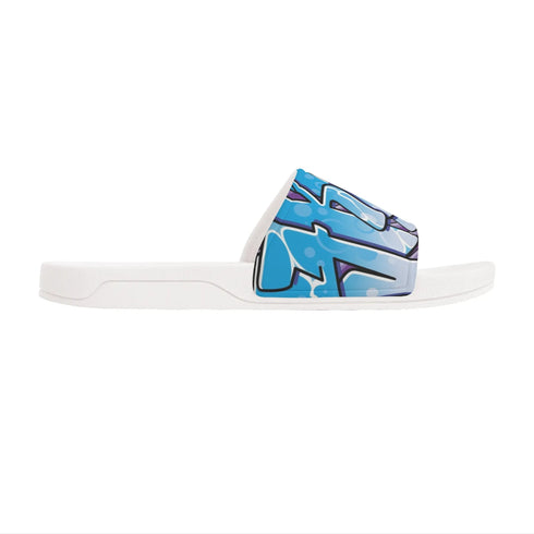 9TZ Slipkonz | Slides feat Ice Block | Hip - Hop Streetwear Slides - Stykonz Graffiti Streetwear