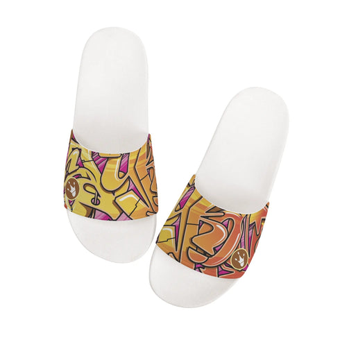 9TZ Slipkonz | Slides feat Sundown | Hip - Hop Streetwear Slides - Stykonz Graffiti Streetwear