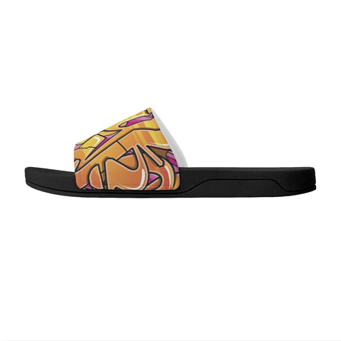 9TZ Slipkonz | Slides feat Sundown | Hip - Hop Streetwear Slides - Stykonz Graffiti Streetwear