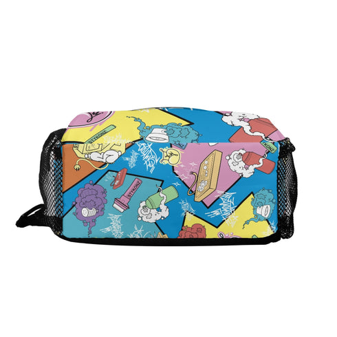 AOP Graffiti Chest Crossbody Bag 90s Elements | Hip - Hop Streetwear Bag - Stykonz Graffiti Streetwear