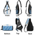 AOP Graffiti Chest Crossbody Bag B - Blue Stykonz | Hip - Hop Streetwear Bag - Stykonz Graffiti Streetwear
