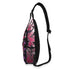 AOP Graffiti Chest Crossbody Bag Black Cherry | Hip - Hop Streetwear Bag - Stykonz Graffiti Streetwear