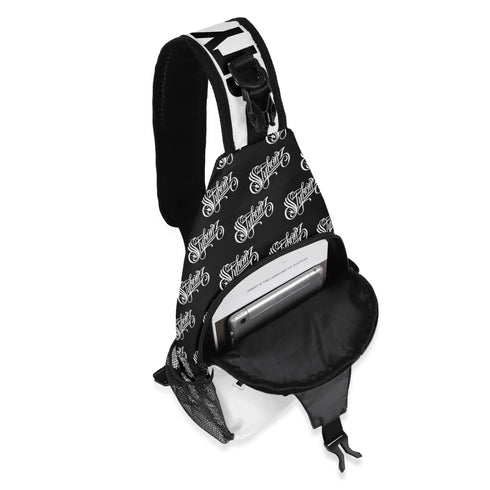 AOP Graffiti Chest Crossbody Bag Black Stykonz | Hip - Hop Streetwear Bag - Stykonz Graffiti Streetwear