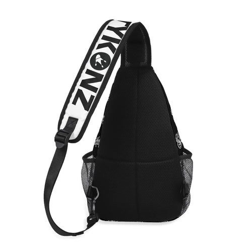 AOP Graffiti Chest Crossbody Bag Black Stykonz | Hip - Hop Streetwear Bag - Stykonz Graffiti Streetwear