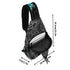 AOP Graffiti Chest Crossbody Bag Blk Turquoise Ghost | Hip - Hop Streetwear Bag - Stykonz Graffiti Streetwear