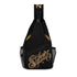 AOP Graffiti Chest Crossbody Bag Gold Scriptkonz | Hip - Hop Streetwear Bag - Stykonz Graffiti Streetwear