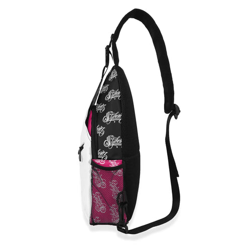 AOP Graffiti Chest Crossbody Bag Hot Pink Stykonz | Hip - Hop Streetwear Bag - Stykonz Graffiti Streetwear