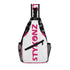 AOP Graffiti Chest Crossbody Bag Hot Pink Stykonz | Hip - Hop Streetwear Bag - Stykonz Graffiti Streetwear