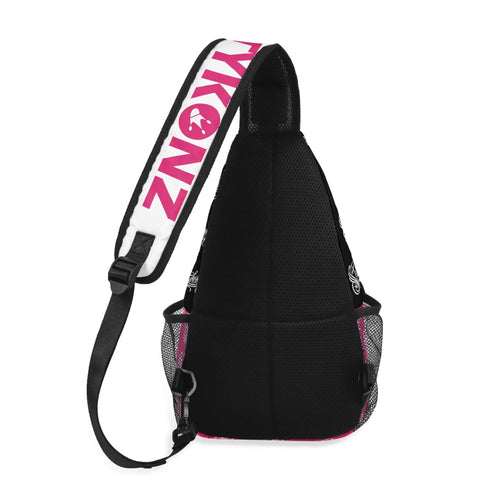AOP Graffiti Chest Crossbody Bag Hot Pink Stykonz | Hip - Hop Streetwear Bag - Stykonz Graffiti Streetwear