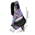 AOP Graffiti Chest Crossbody Bag Stykonz Purple Wildstyle | Hip - Hop Streetwear Bag - Stykonz Graffiti Streetwear