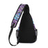 AOP Graffiti Chest Crossbody Bag Stykonz Purple Wildstyle | Hip - Hop Streetwear Bag - Stykonz Graffiti Streetwear