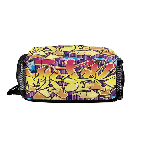 AOP Graffiti Chest Crossbody Bag The Train Master | Hip - Hop Streetwear Bag - Stykonz Graffiti Streetwear
