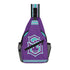 AOP Graffiti Chest Crossbody Bag Turquoise S - Kingz on Purple | Hip - Hop Streetwear Bag - Stykonz Graffiti Streetwear