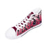 Axikronz 8T7 Canvas High Top – Black Cherry | Hip - Hop Streetwear Shoes - Stykonz Graffiti Streetwear