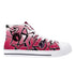 Axikronz 8T7 Canvas High Top – Black Cherry | Hip - Hop Streetwear Shoes - Stykonz Graffiti Streetwear