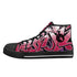 Axikronz 8T7 Canvas High Top – Black Cherry | Hip - Hop Streetwear Shoes - Stykonz Graffiti Streetwear