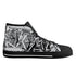 Axikronz 8T7 Canvas High Top – Comic Stykonz 1 Black | Hip - Hop Streetwear Shoes - Stykonz Graffiti Streetwear
