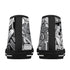 Axikronz 8T7 Canvas High Top – Comic Stykonz 1 Black | Hip - Hop Streetwear Shoes - Stykonz Graffiti Streetwear