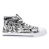 Axikronz 8T7 Canvas High Top – Comic Stykonz 1 Black | Hip - Hop Streetwear Shoes - Stykonz Graffiti Streetwear