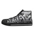 Axikronz 8T7 Canvas High Top – Comic Stykonz 1 Black | Hip - Hop Streetwear Shoes - Stykonz Graffiti Streetwear