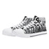 Axikronz 8T7 Canvas High Top – Comic Stykonz 1 Black | Hip - Hop Streetwear Shoes - Stykonz Graffiti Streetwear