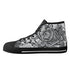 Axikronz 8T7 Canvas High Top – Comic Stykonz 1 Black | Hip - Hop Streetwear Shoes - Stykonz Graffiti Streetwear