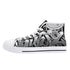 Axikronz 8T7 Canvas High Top – Comic Stykonz 1 Black | Hip - Hop Streetwear Shoes - Stykonz Graffiti Streetwear