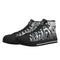 Axikronz 8T7 Canvas High Top – Comic Stykonz 1 Black | Hip - Hop Streetwear Shoes - Stykonz Graffiti Streetwear