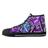 Axikronz 8T7 Canvas High Top – Purple Wildstyle | Hip - Hop Streetwear Shoes - Stykonz Graffiti Streetwear