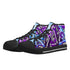 Axikronz 8T7 Canvas High Top – Purple Wildstyle | Hip - Hop Streetwear Shoes - Stykonz Graffiti Streetwear