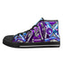 Axikronz 8T7 Canvas High Top – Purple Wildstyle | Hip - Hop Streetwear Shoes - Stykonz Graffiti Streetwear