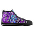Axikronz 8T7 Canvas High Top – Purple Wildstyle | Hip - Hop Streetwear Shoes - Stykonz Graffiti Streetwear