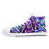 Axikronz 8T7 Canvas High Top – Purple Wildstyle | Hip - Hop Streetwear Shoes - Stykonz Graffiti Streetwear