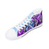 Axikronz 8T7 Canvas High Top – Purple Wildstyle | Hip - Hop Streetwear Shoes - Stykonz Graffiti Streetwear