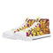 Axikronz 8T7 Canvas High Top – Sundown | Hip - Hop Streetwear Shoes - Stykonz Graffiti Streetwear