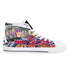 Axikronz 8T7 Canvas High Top – The Train Master | Hip - Hop Streetwear Shoes - Stykonz Graffiti Streetwear