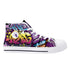 Axikronz 8T7 Canvas High Top – The Train Master | Hip - Hop Streetwear Shoes - Stykonz Graffiti Streetwear