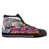 Axikronz 8T7 Canvas High Top – The Train Master | Hip - Hop Streetwear Shoes - Stykonz Graffiti Streetwear