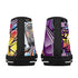 Axikronz 8T7 Canvas High Top – The Train Master | Hip - Hop Streetwear Shoes - Stykonz Graffiti Streetwear
