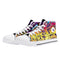 Axikronz 8T7 Canvas High Top – The Train Master | Hip - Hop Streetwear Shoes - Stykonz Graffiti Streetwear