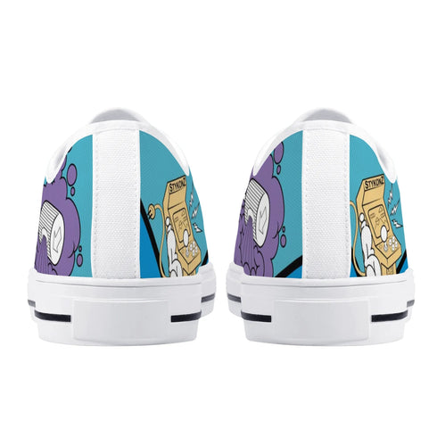 Axikronz 8T7 Canvas Low Top – 90’s Elements | Hip - Hop Streetwear Shoes - Stykonz Graffiti Streetwear