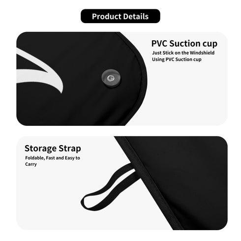 Car Window Sunshade UV Protection feat Stykonz Scriptkonz BW Graffiti - Stykonz Graffiti Streetwear