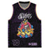 Dunkronz Basketball Jersey – The Train Master Black | Graffiti Hip - Hop Streetwear Jersey - Stykonz Graffiti Streetwear