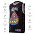 Dunkronz Basketball Jersey – The Train Master Black | Graffiti Hip - Hop Streetwear Jersey - Stykonz Graffiti Streetwear
