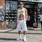 Dunkronz Basketball Jersey – The Train Master White | Graffiti Hip - Hop Streetwear Jersey - Stykonz Graffiti Streetwear