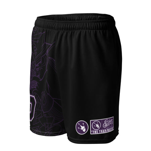 Dunkronz Basketball Shorts – The Train Master Black | Graffiti Hip - Hop Streetwear Shorts - Stykonz Graffiti Streetwear